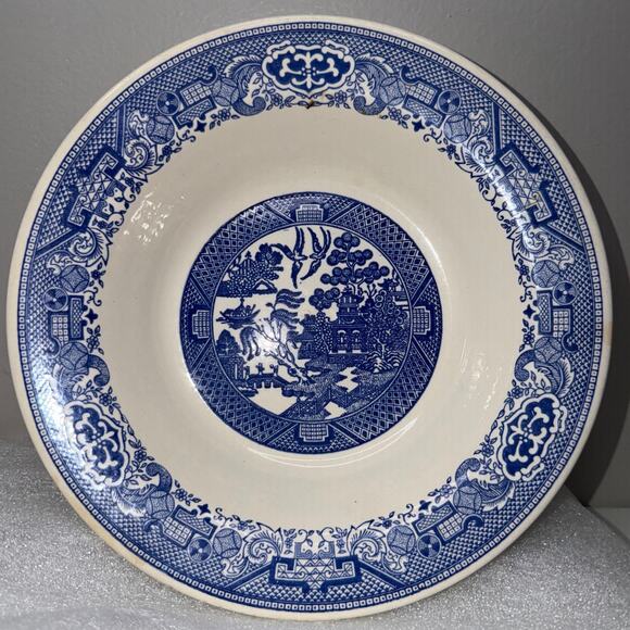 Willow Ware Soup Bowl Royal China, Royal-Ironstone, Dishwasher Safe Made in USA - Picture 1 of 6